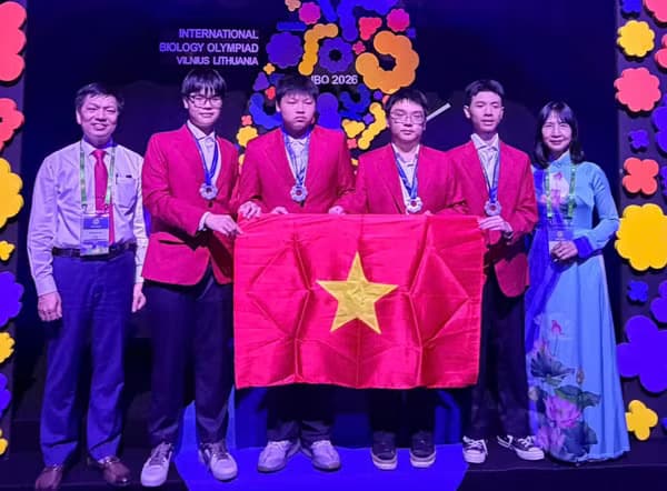 Việt Nam đạt top 8 Olympic Sinh học quốc tế