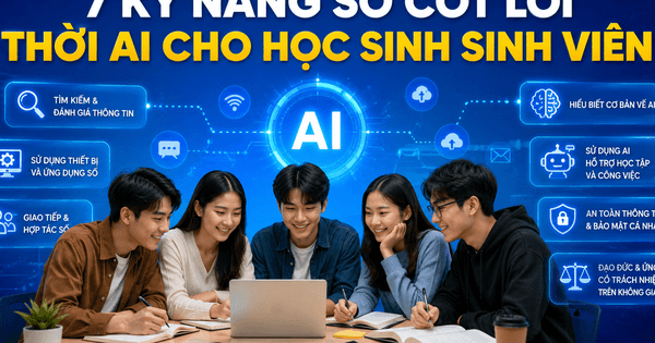 Bộ GD‑ĐT công bố hướng dẫn 7 kỹ năng số cốt lõi cho học sinh và sinh viên