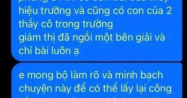 Bộ GD-ĐT lên tiếng vụ gian lận thi tốt nghiệp tại Quảng Trị