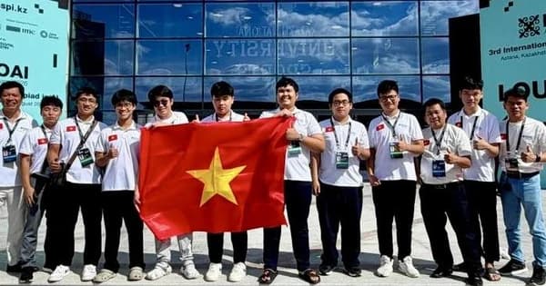 Học sinh Việt Nam giành 7 huy chương Olympic trí tuệ nhân tạo