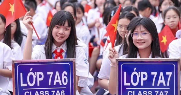 Năm học mới: Trường học hoạt động theo mô hình mới sau sáp nhập